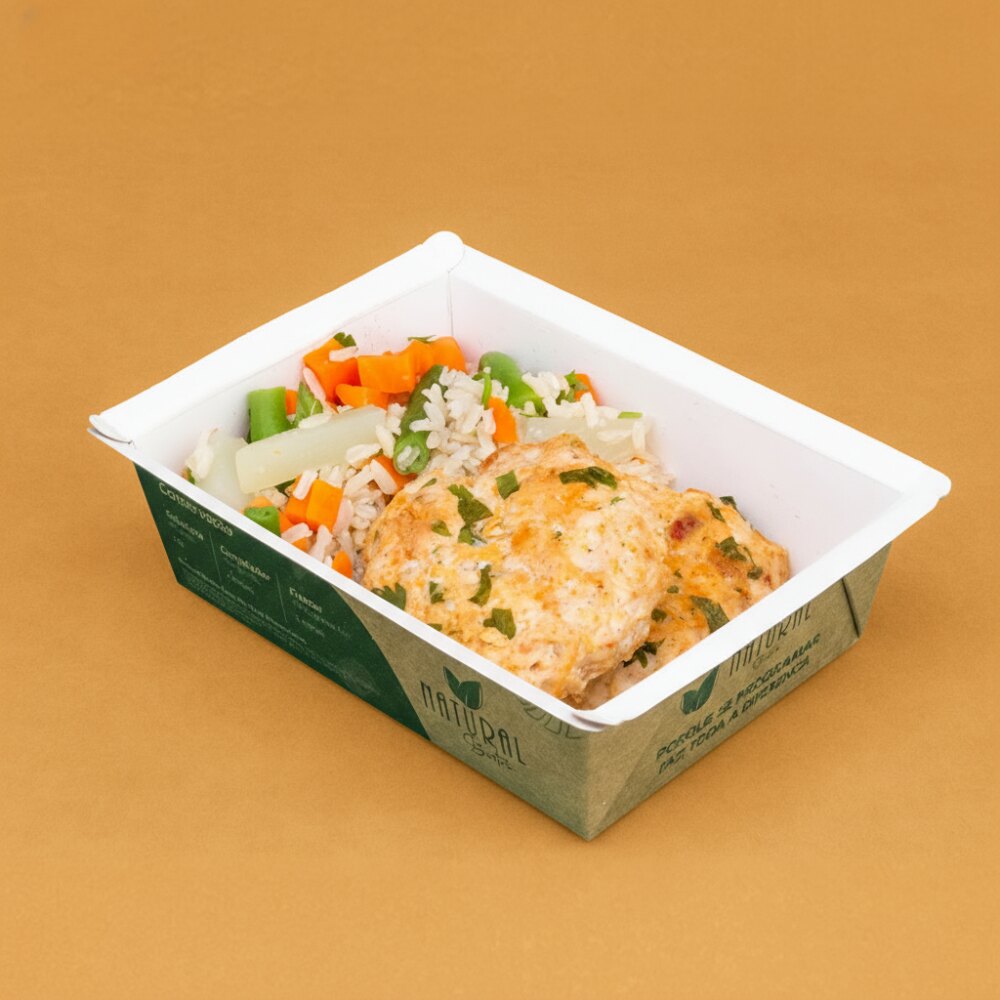 Refeição Padrão - Opção 12 - ESCONDIDINHO DE FRANGO (BATATA-DOCE)