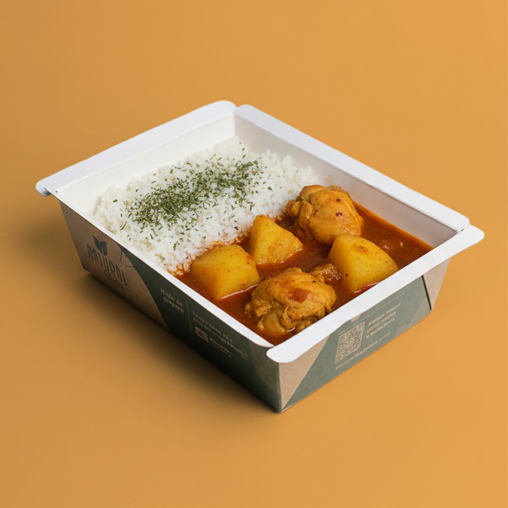 Refeição Tradicionais - Opção 10 - Arroz Branco e Frango ao Molho