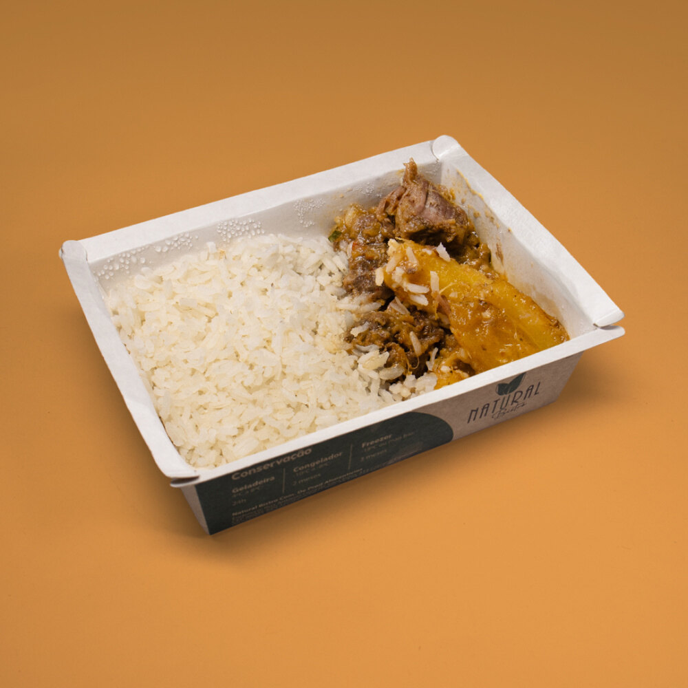 Refeição Tradicionais - Opção 6 - Vaca atolada com arroz branco